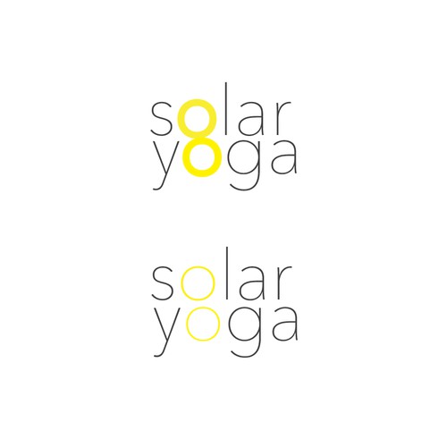 Logo Concept | Solar Yoga is a solar-powered yoga studio
