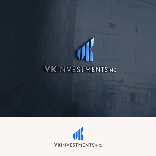 Sophisticated logo for accounting and financial company.