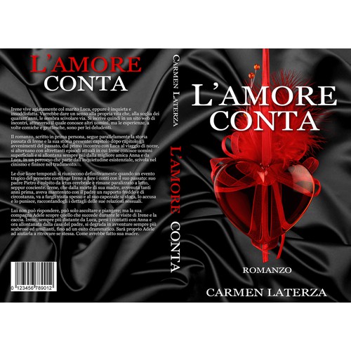 Create a must-buy, catchy Cover for my Book, a sentimental erotic novel!!! 