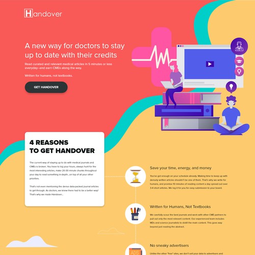 Bold Landing Page