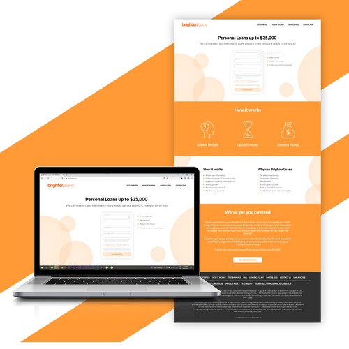 UI Design for brighter loans