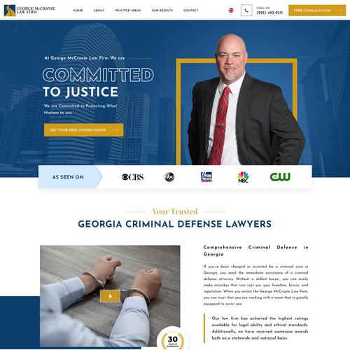 McCranie Law Firm Site Designs