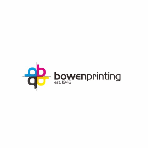 logo for bowen printing company