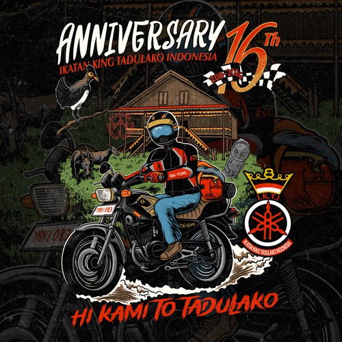 RX-King club anniversary illustration