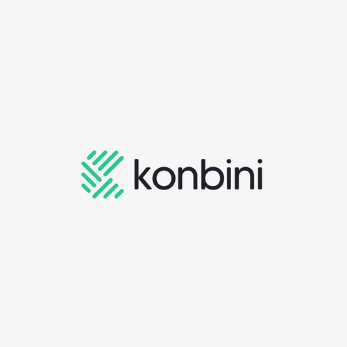 Modern and straight forward brand logo for Konbini