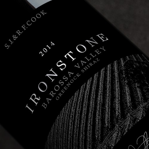 Label design for new premium wine release
