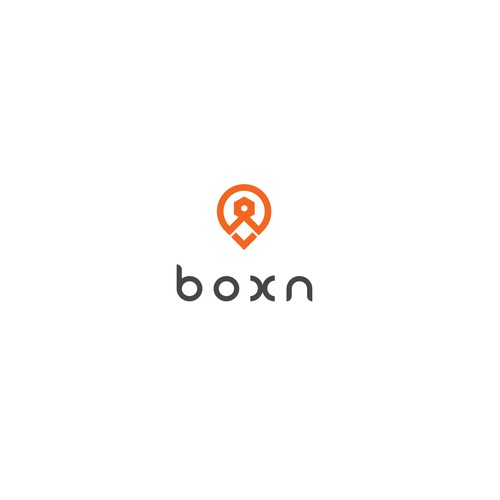 Modern Abstract Logo For Boxn