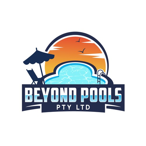 Pictorial logo created for a Swimming Pool Manufacturers