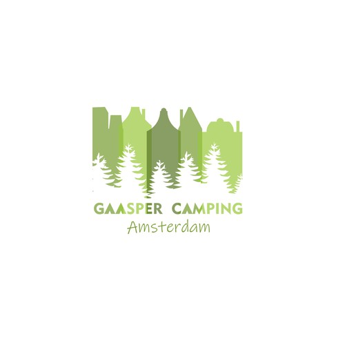 Logo for a camping ten minutes to Amsterdam