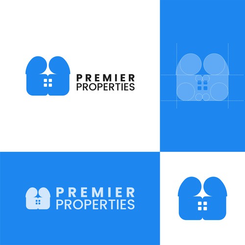Real Estate Premier Properties Logo Design