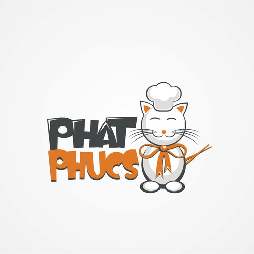 logo and business card for Phat Phucs