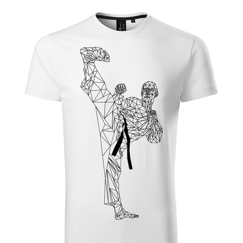 Martial art T-shirt design
