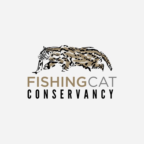 abstrack fishing cat