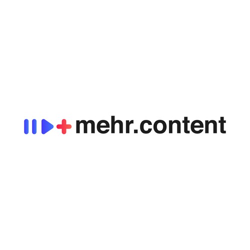 Logo concept for mehr.content