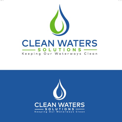Logo creation for an environmental products company focusing on keeping our waters clean.
