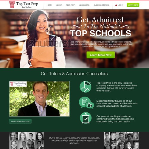 --Guaranteed Prize!-- Create a new website for Top Test Prep [5 pages]