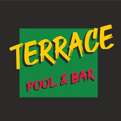 Terrace pool & bar logo idea