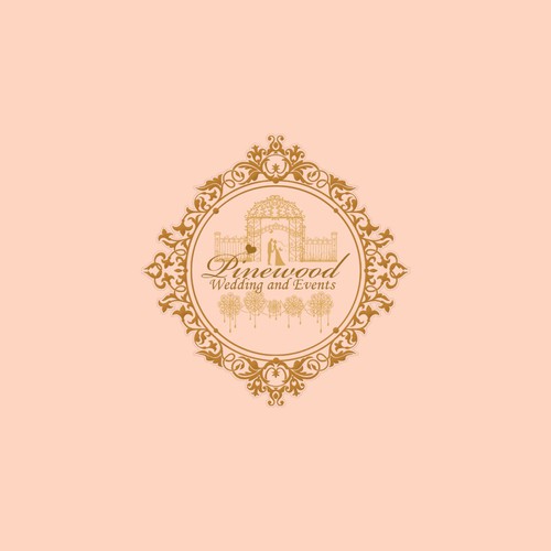 vintage logo for wedding  club 