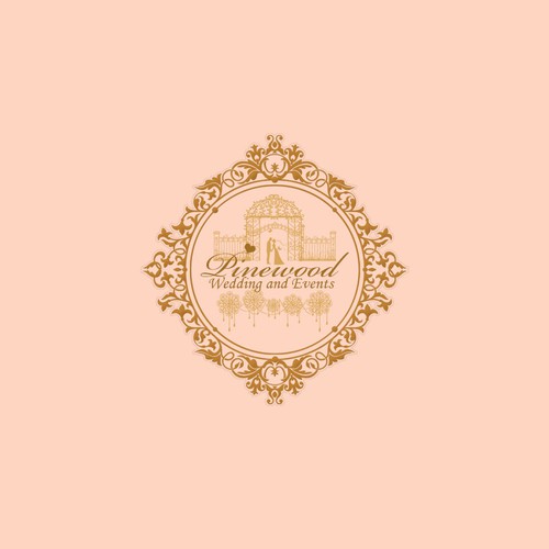vintage logo for wedding  club 
