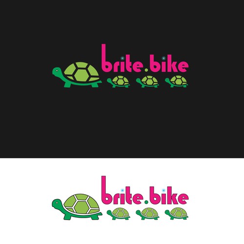 Logo concept for safety reflective stickers for kids' bikes