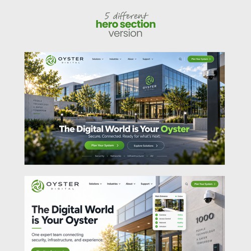 Website Hero Sections