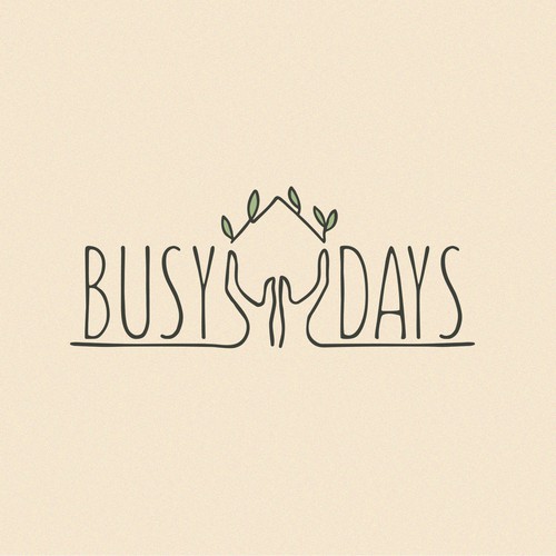 Minimalistic and feminine logo concept