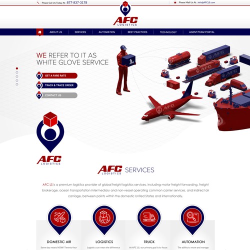 Elevate the AFC Logistic Services brand beyond the commodity, transactional-focused category