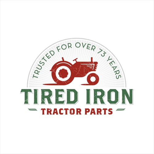 New logo wanted for Tired Iron Tractor Parts