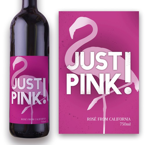 Just Pink! label concept