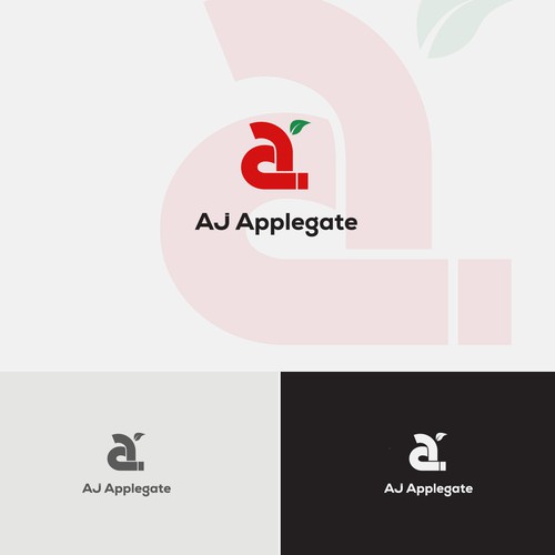 logo concept for AJ Applegate