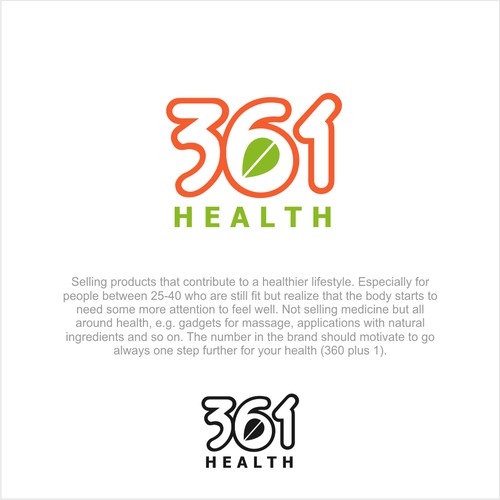 New startup logo, products for a healthier lifestyle