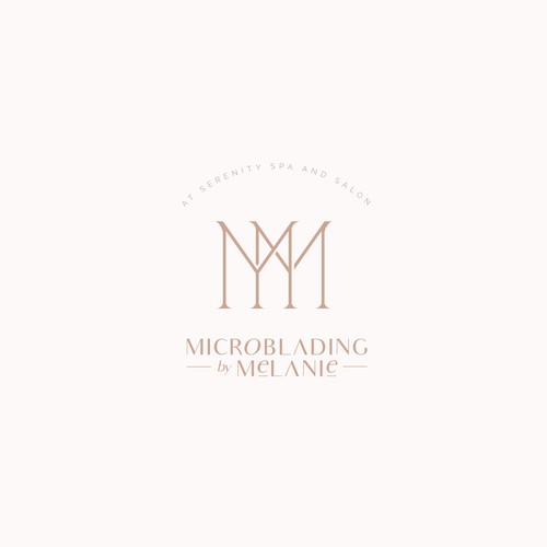 Luxurious logo for Microblading by Melanie