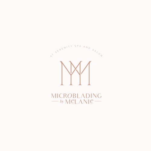 Luxurious logo for Microblading by Melanie