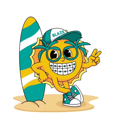Fun mascot logo
