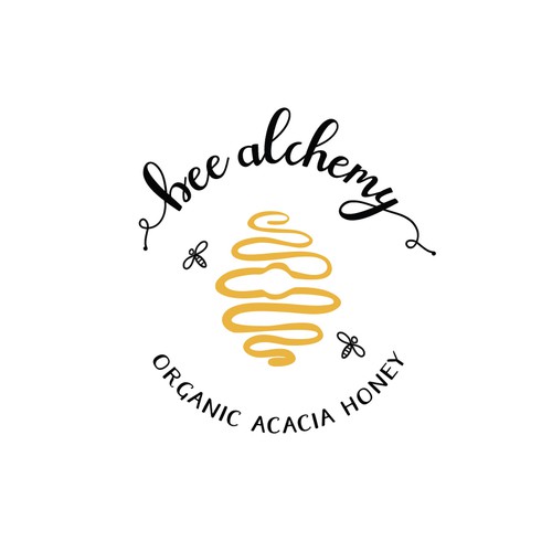 Logo design for organic honey products