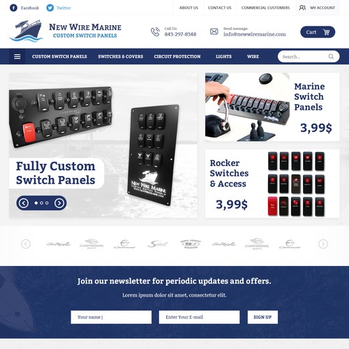 HOME PAGE FOR NEW WIRE MARINE