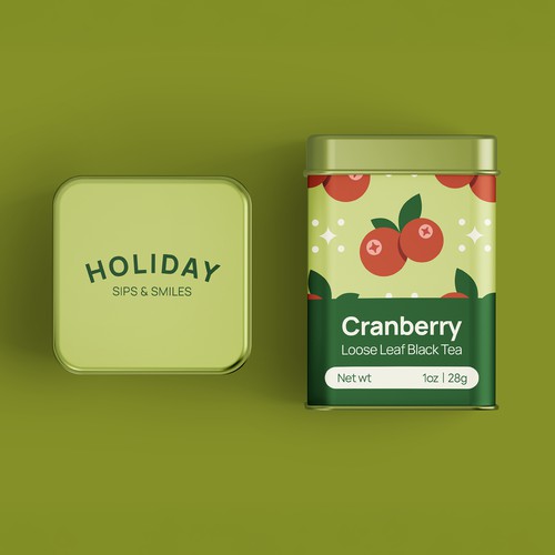 Tea Tin Packaging Design