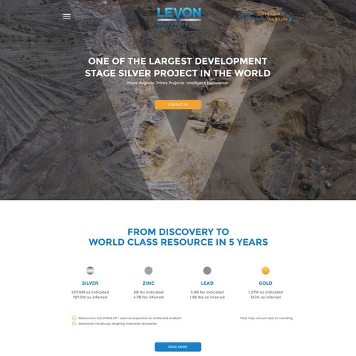 Website Re-design for Levon