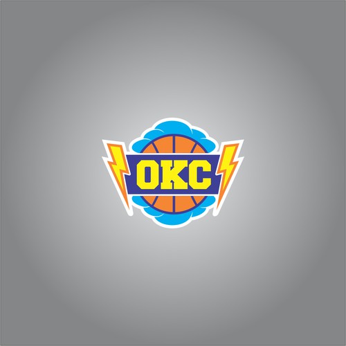 Oklahoma Themed thunder b-ball T-shirt