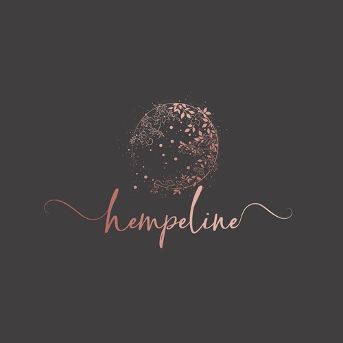 Blooming logo concept for Hempeline 
