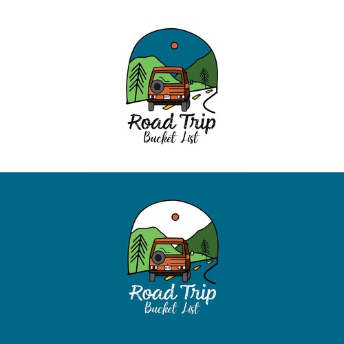 Road Trip Travel Logo