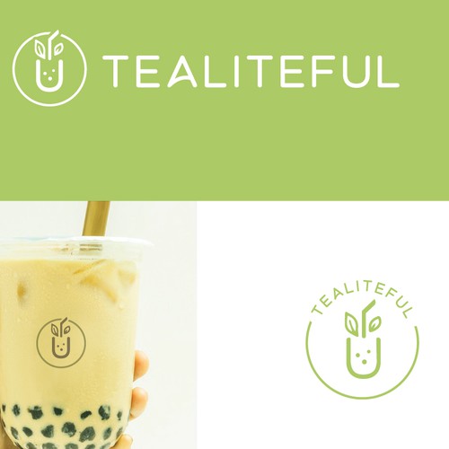 Logo for bubble tea brand 