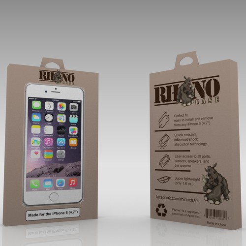 Rhino Case iPhone 6 Retail Packaging Contest
