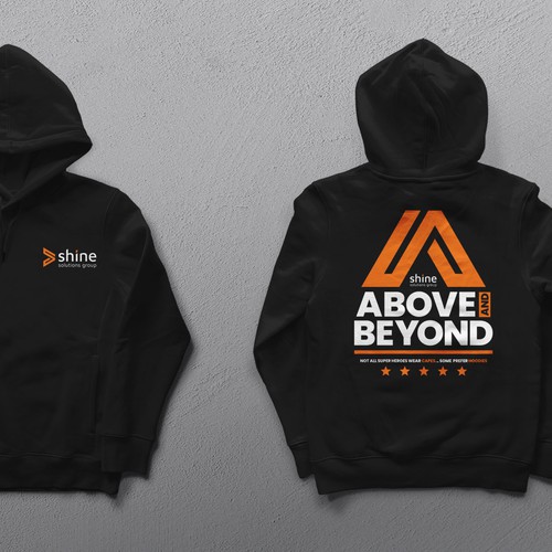 Above and Beyond Hoodie design