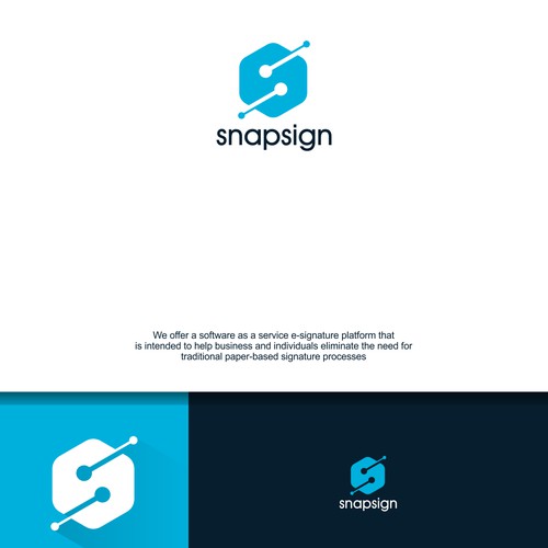 Creating a modern and clean brand image for tech startup SnapSign