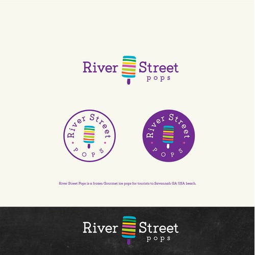 Logo for River Street Pops