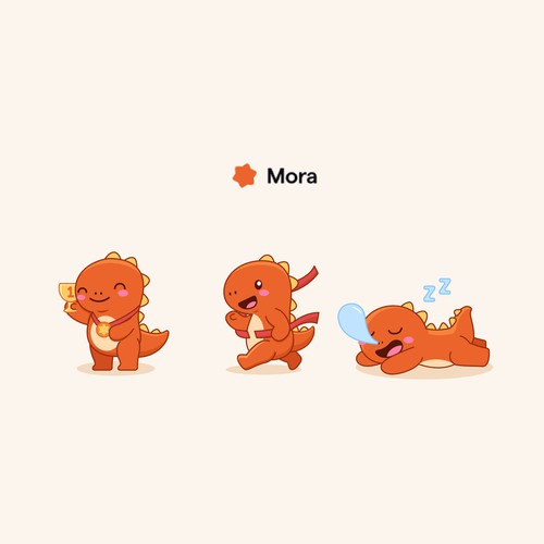 Design a mascot / logo character for Mora.com - investing app for kids