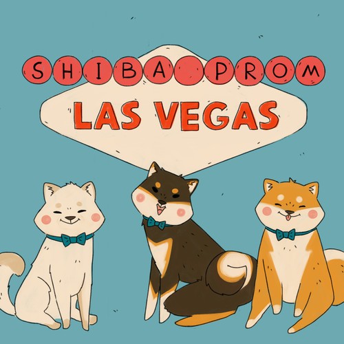 Graphic for  annual fundraiser called Shiba Prom