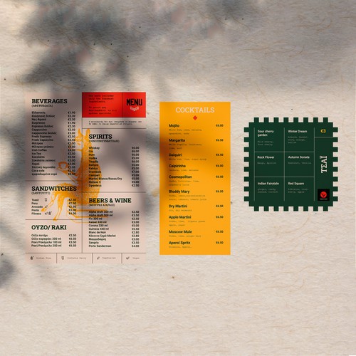 Menu Design