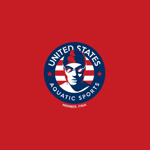 Logo design for the United States Aquatic Team